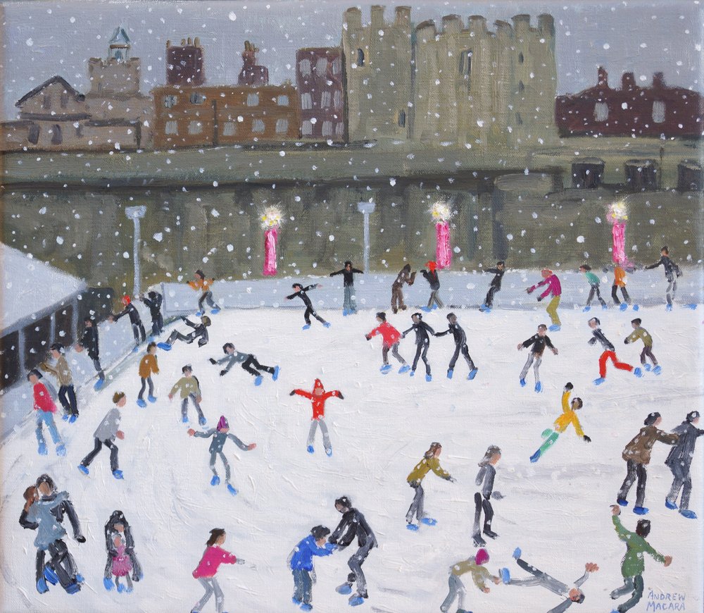 Tower of London Ice Rink, 2015 by Andrew Macara