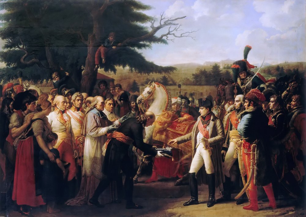 Napoleon Bonaparte Receiving the Keys of Vienna at Schönbrunn Palace, 13th November 1805 by Anne-Louis Girodet de Roucy-Trioson