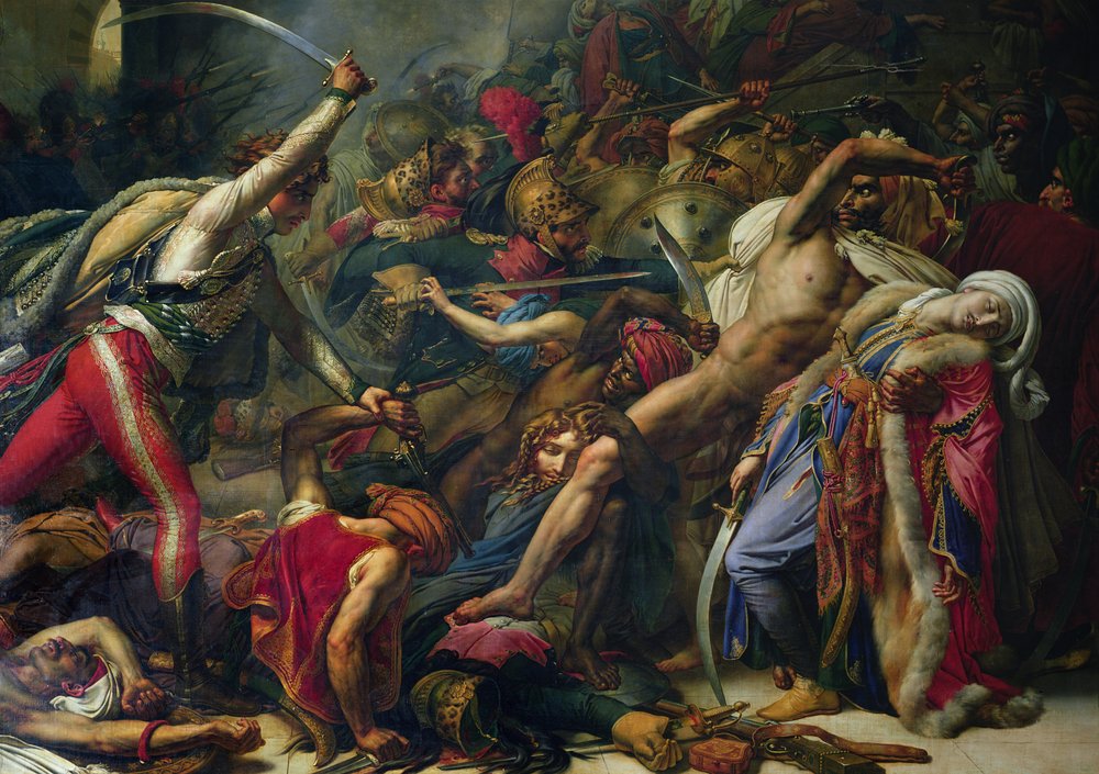 The Revolt at Cairo, 21st October 1798, 1810 (detail of 91913) by Anne-Louis Girodet de Roucy-Trioson