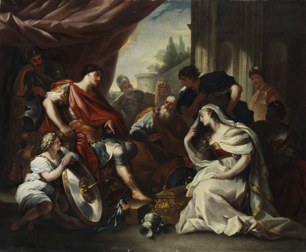The Family of Darius Paying Homage to Alexander the Great by Unknown