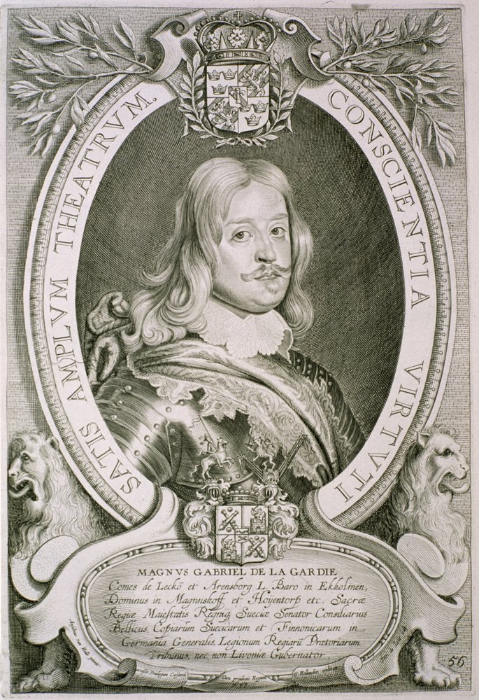 Magnus Gabriel (1622-86) Count de la Gardie, from 'Portraits des Hommes ...