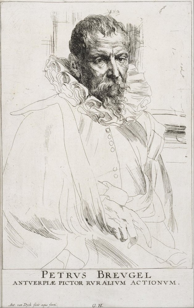 Pieter Brueghel by Anthony van Dyck