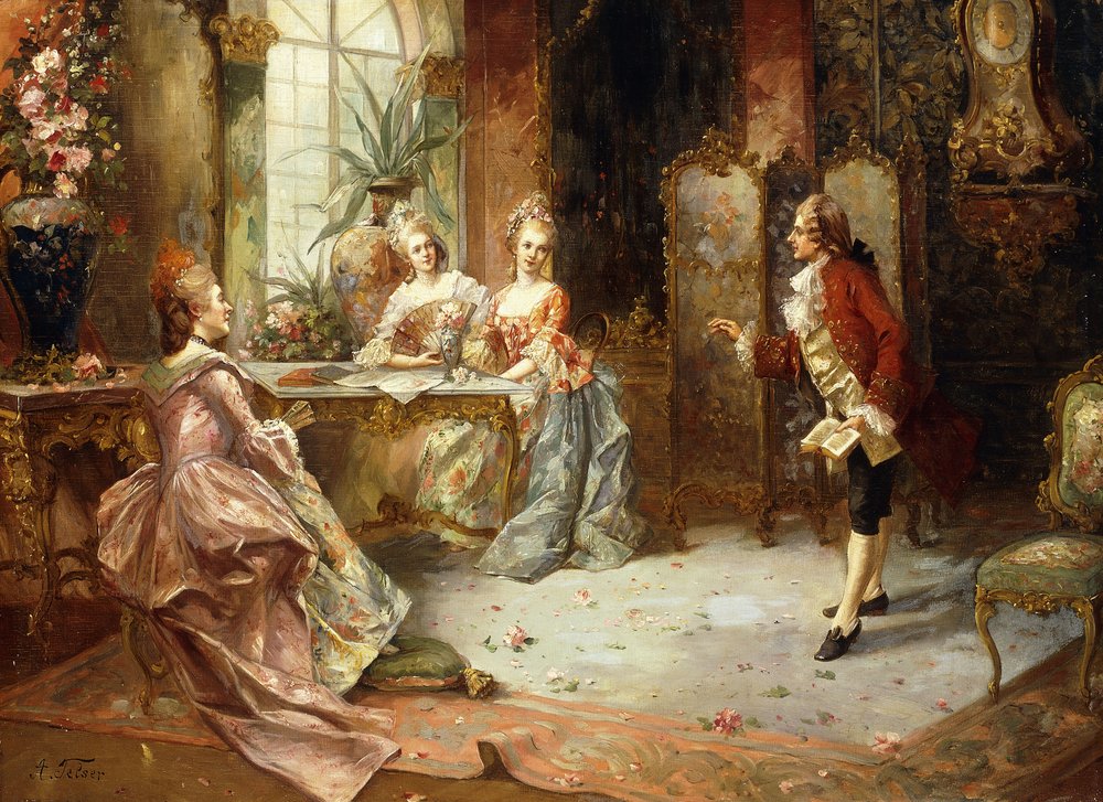 Marie Antoinette's History Lesson by Anton Telser