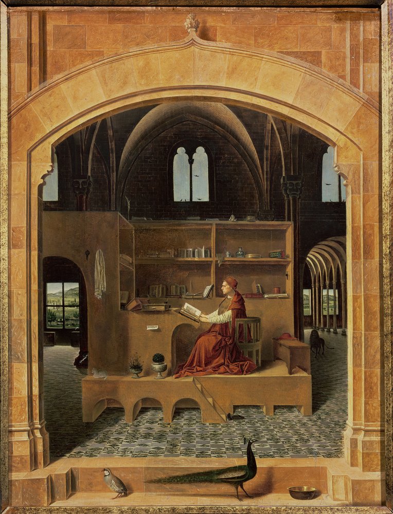 St. Jerome in his study, c.1475 by Antonello da Messina