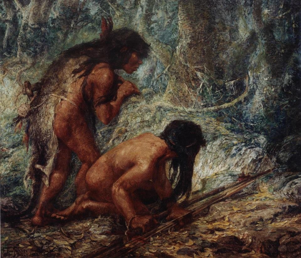 Primitive Men by Antonio Parreiras: Buy fine art print