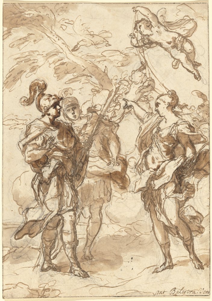 Venus as a Huntress Appearing to Aeneas and Achates