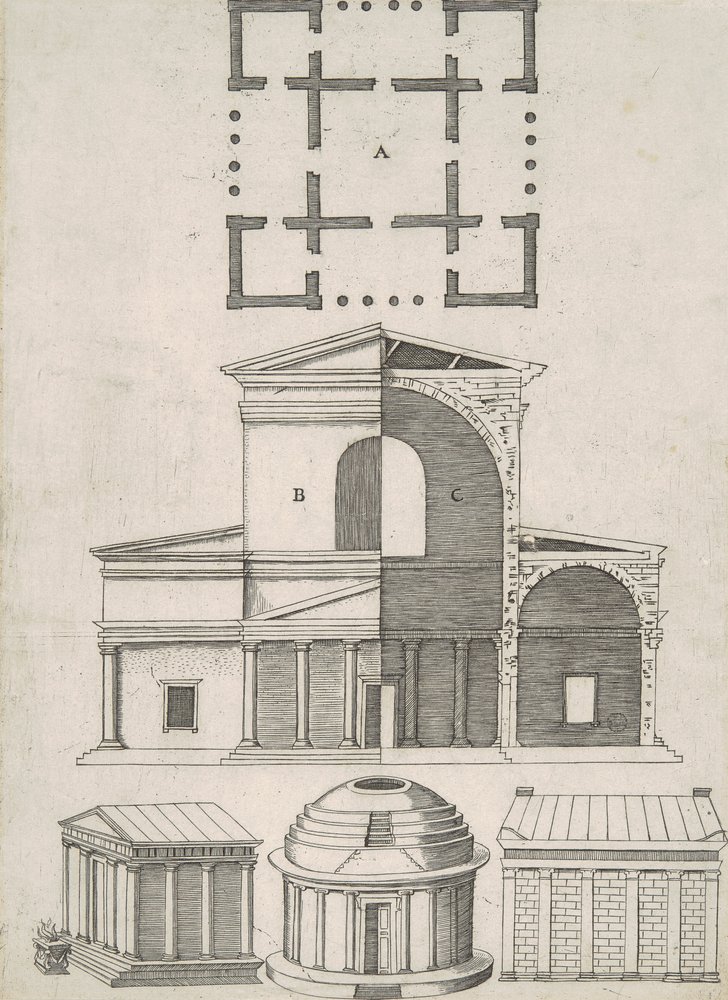 Ancient Temples and Rotundas (Five Designs)