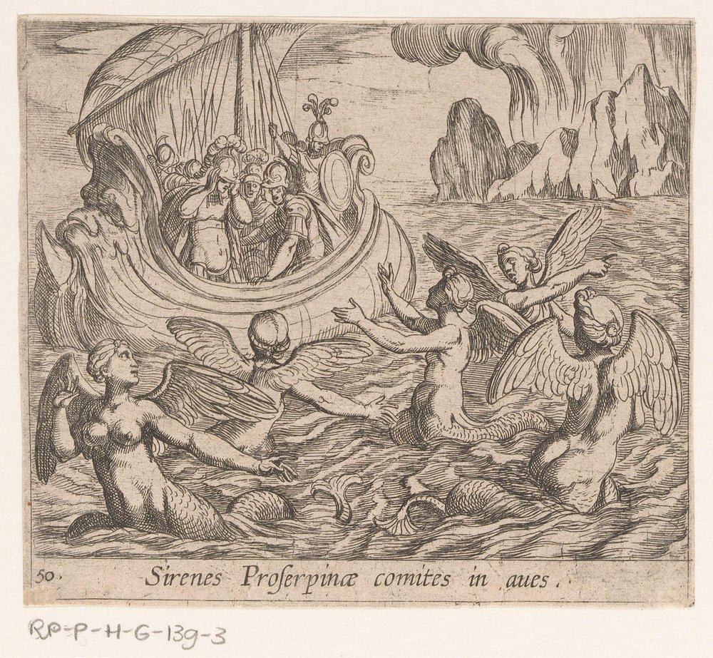 The Sirens by Antonio Tempesta: Premium art reproduction