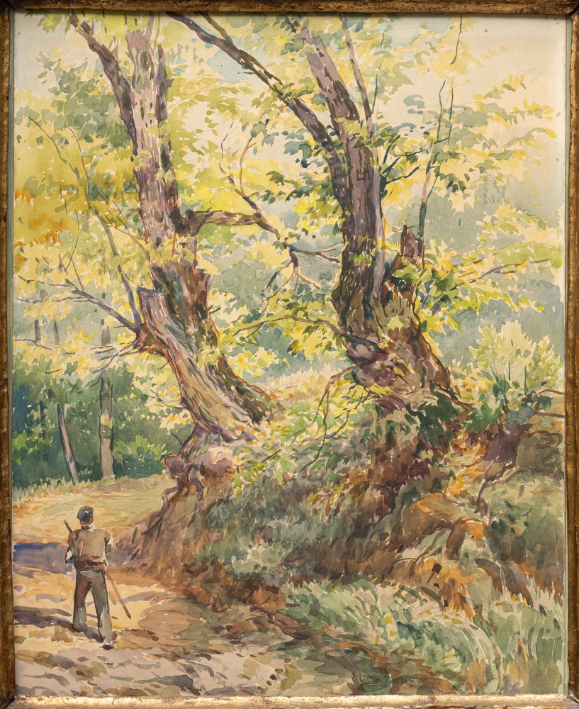 Figures in the Wood by Arcangelo Salvarani