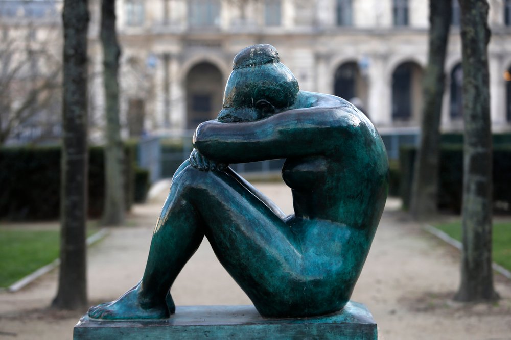 Jardin des Tuileries, The Night, Paris, France by Aristide Maillol