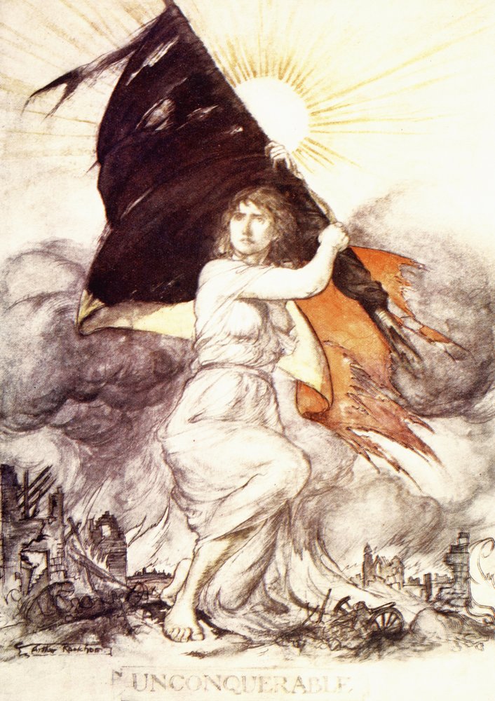 Unconquerable by Arthur (after) Rackham: Fine art print