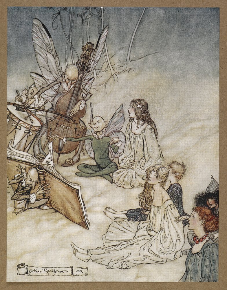 And a fairy song. A scene from 'A Midsummer Night's Dream'