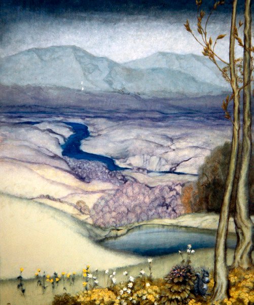 Landscape, c.1920 by Arthur Rackham: Buy fine art prints