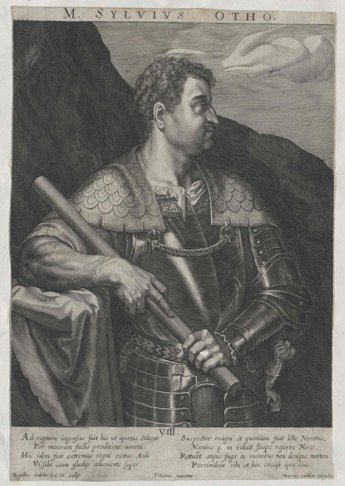 Roman Emperor Otho by Artist Unknown: Buy fine art print