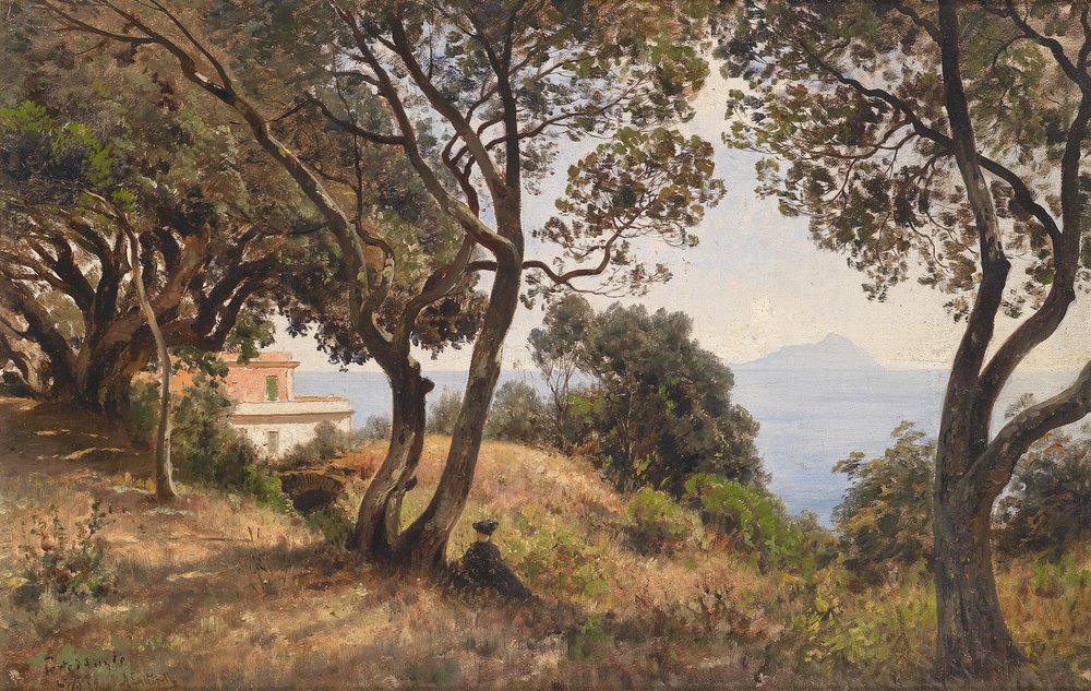 Southern View 1889 by Ascan Lutteroth