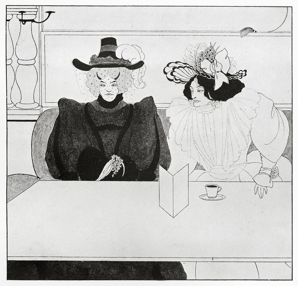 Black Coffee by Aubrey Beardsley: Buy fine art print