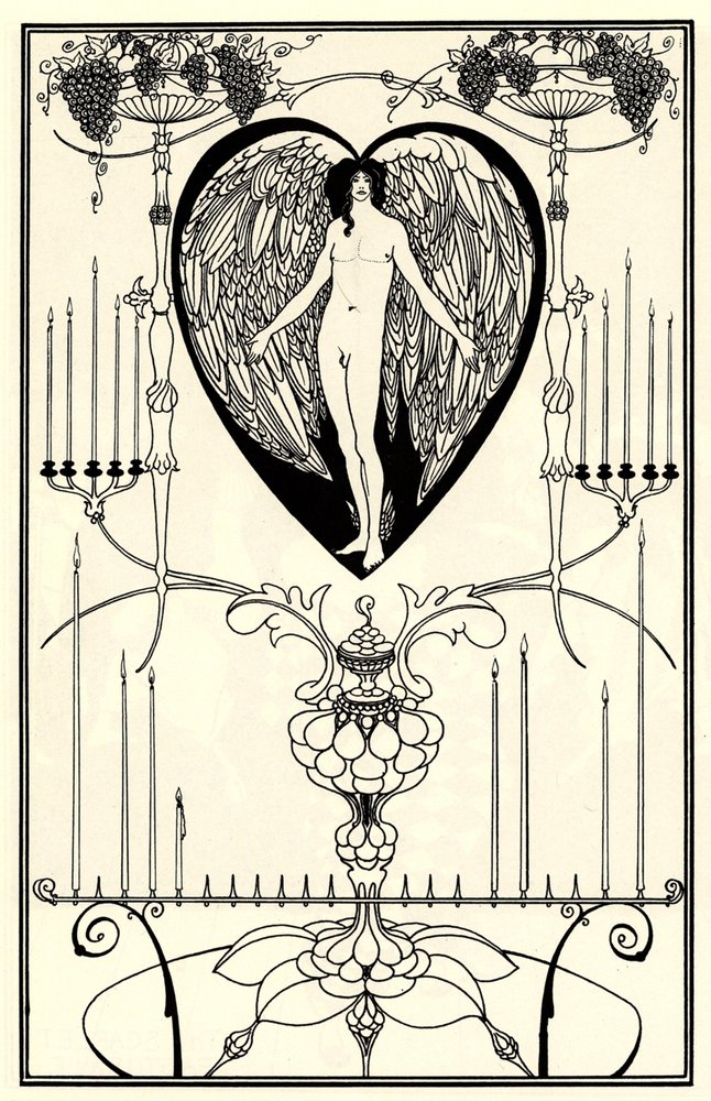Illustration for The Mirror of Love by Marc-André Raffalovich by Aubrey Beardsley