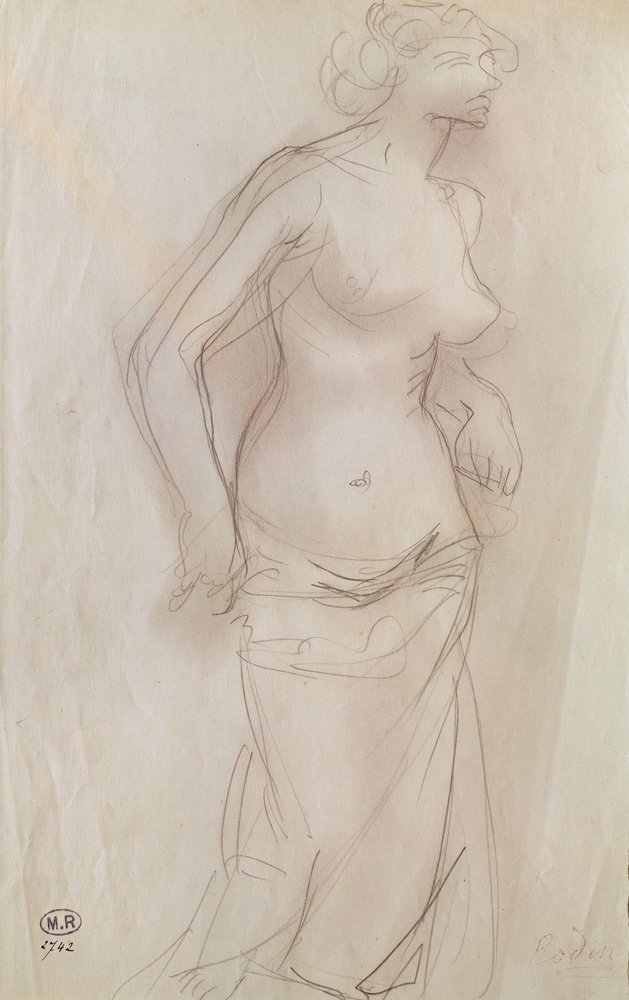 Nude by Auguste Rodin