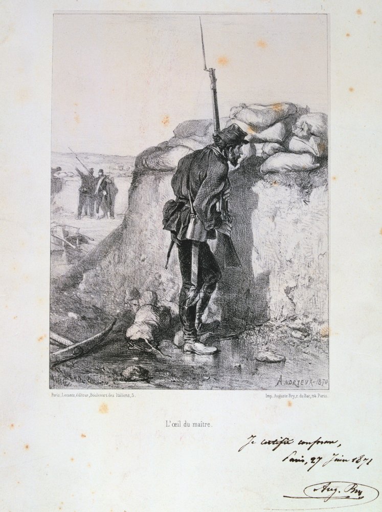 Siege of Paris, Franco-Prussian War by Auguste Bry