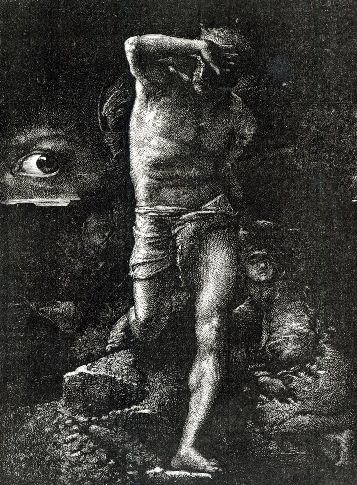 The Conscience or, The Eye Watching Cain, from La Legende des Siecle by Victor Hugo by Auguste Joliet
