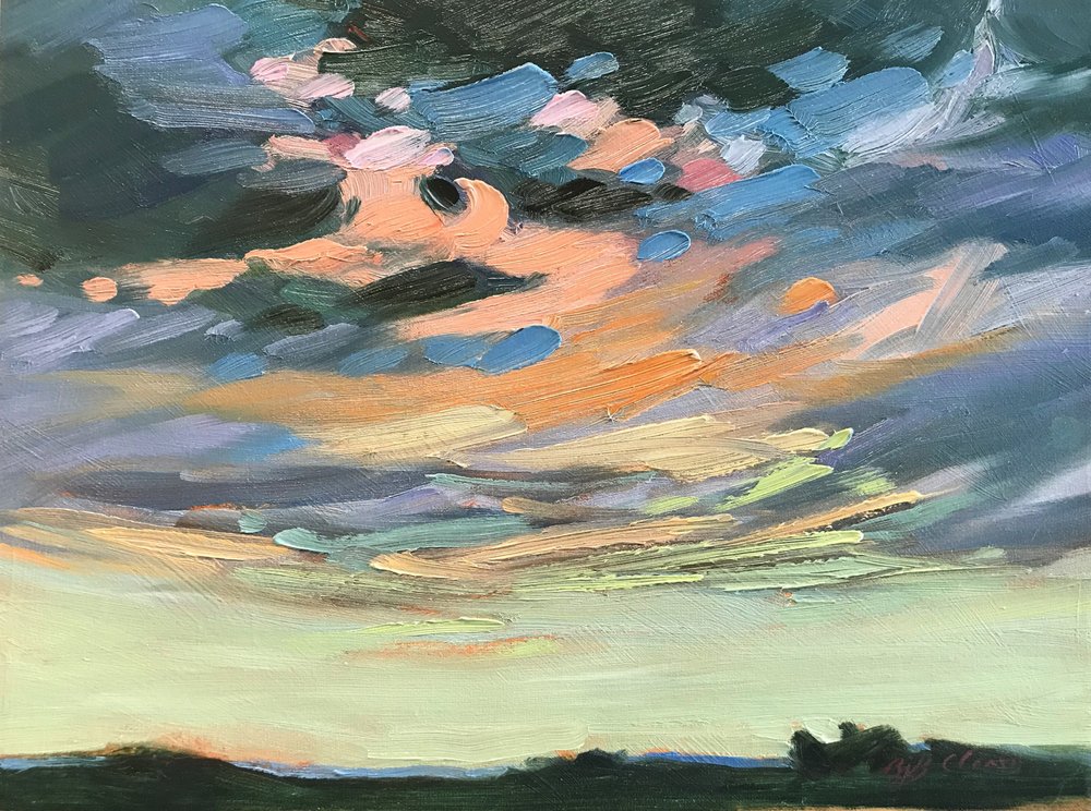New Mexico Blue Sky by Barbara Cleary