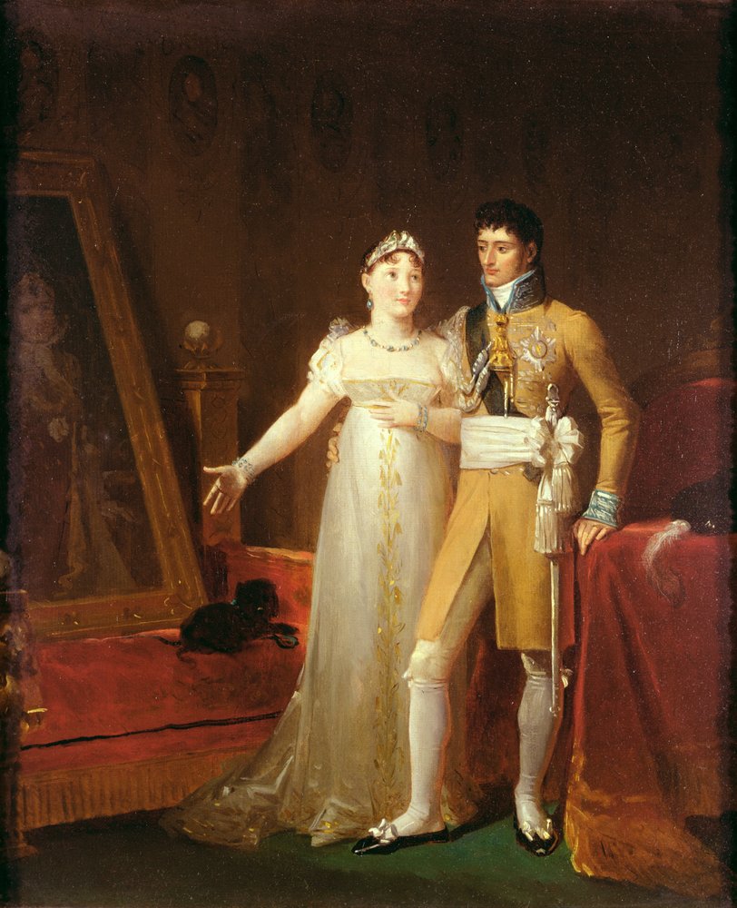 Portrait of Jérôme Bonaparte (1784-1860) and his wife Catherine (1783-1835) of Württemberg by Baron François Pascal Simon Gérard
