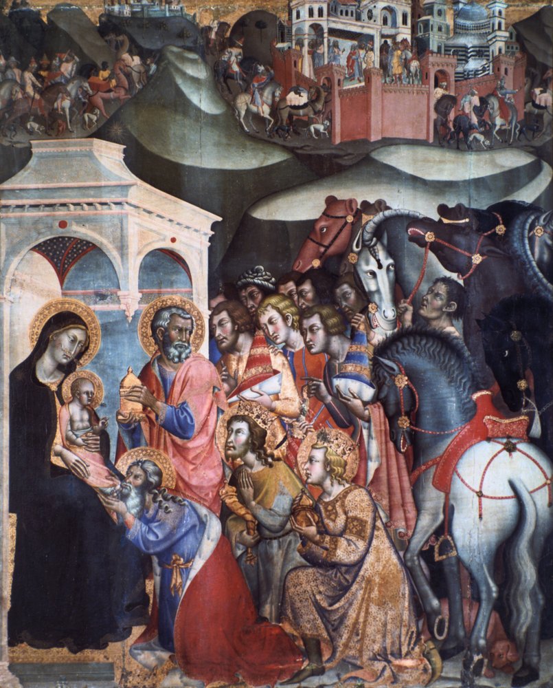 Adoration of the Magi by Bartolo di Fredi: Fine art print