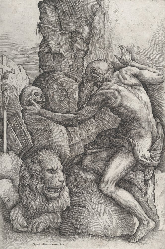 St. Jerome by Battista Franco Veneziano