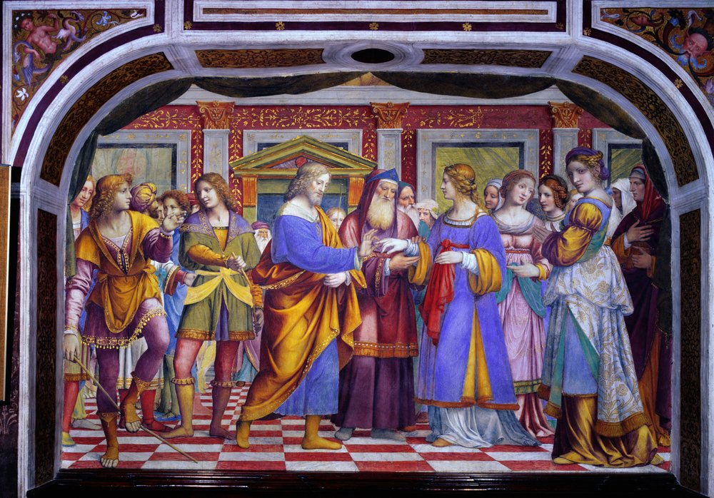 The Marriage of the Virgin, 1525 by Bernardino Luini