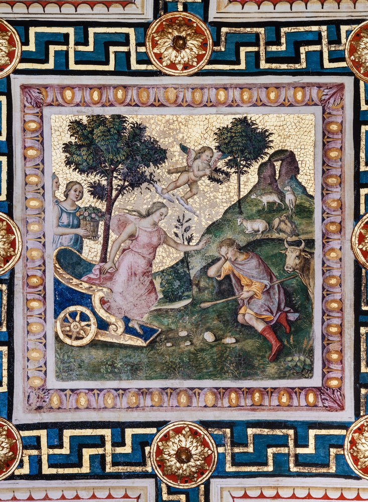 The Piccolomini Library, the ceiling: “The Rape of Proserpina”