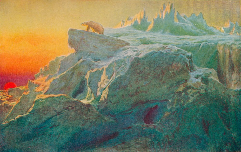 Beyond Man’s Footsteps, c. 1894, 1928 by Briton Riviere