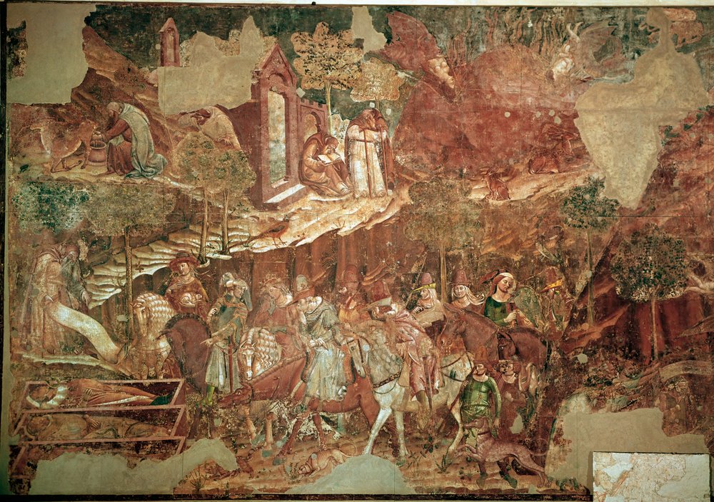 Trionfo della Morte, Overall view by Buonamico Buffalmacco