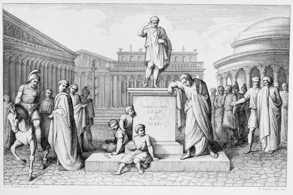 Gaius Gracchus Weeping Before his Father's Statue