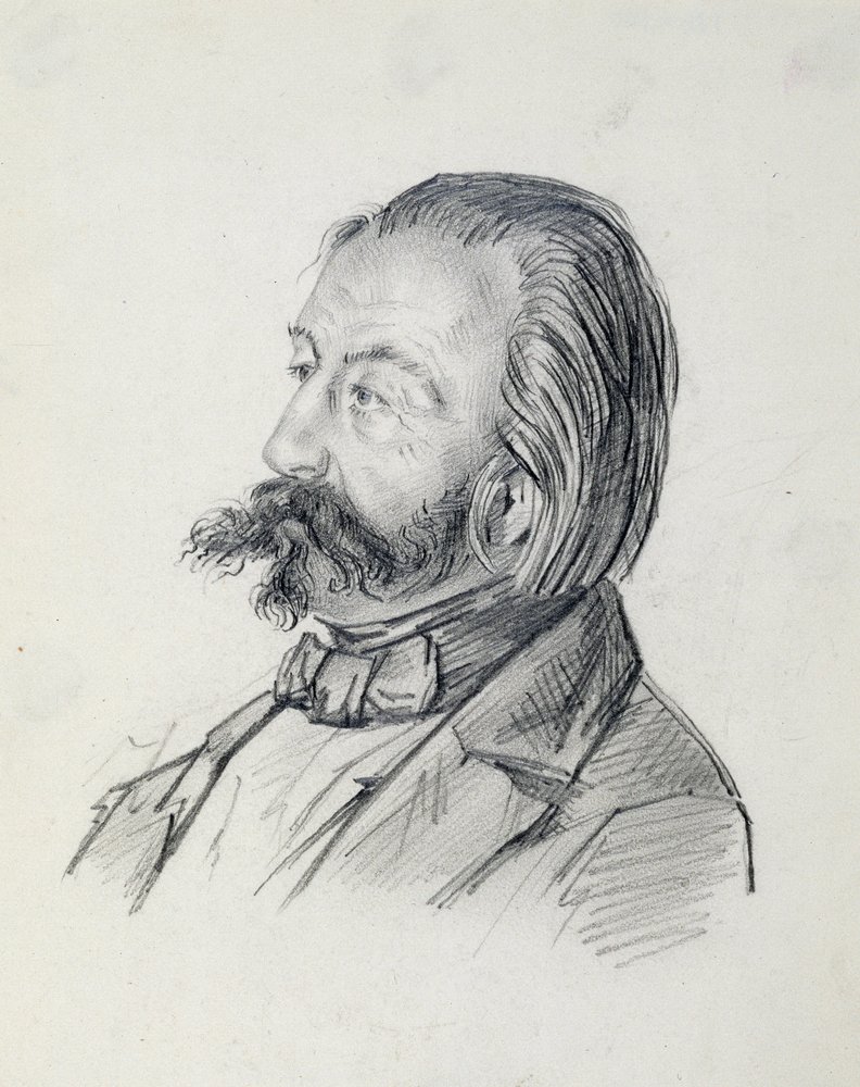 Portrait of the Dembriste (or Decabriste) by Carl Peter Mazer