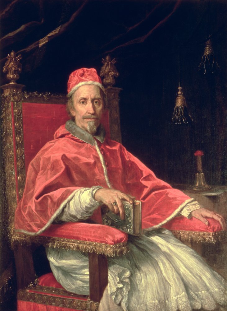 Portrait of Pope Clement IX (1600-69) by Carlo Maratta or Maratti