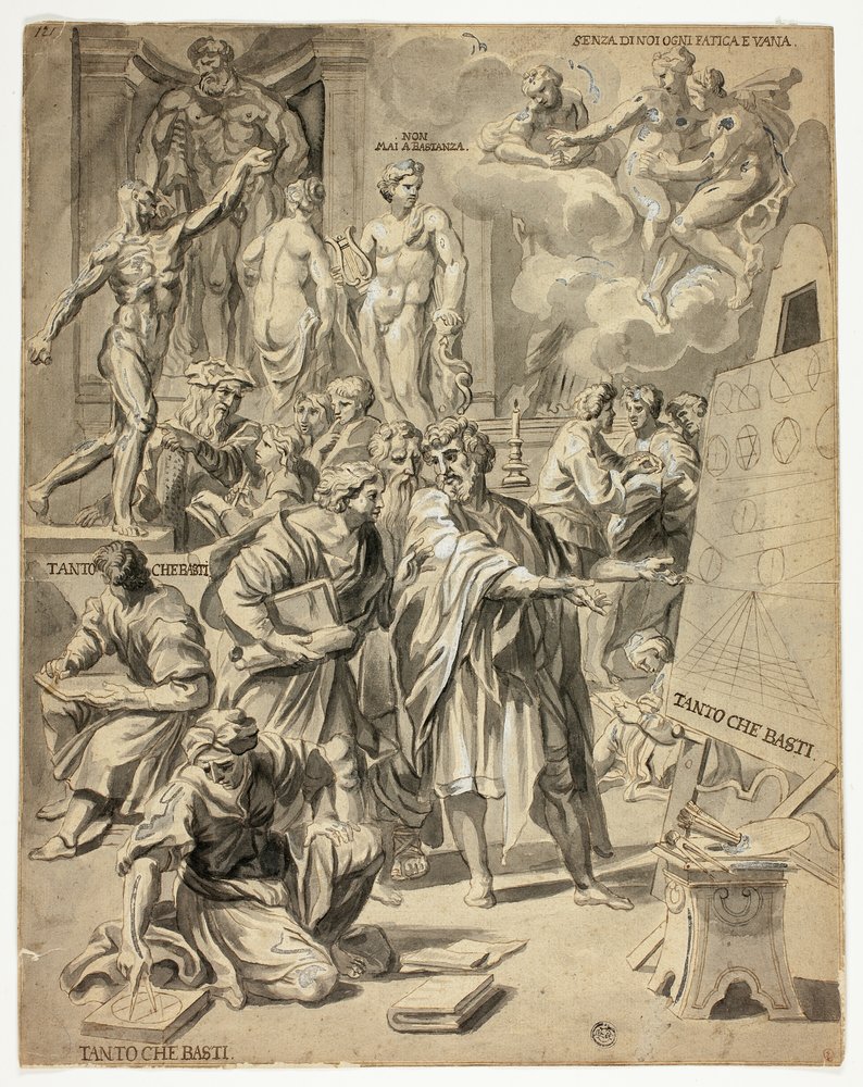 Allegorical Scene in Artist