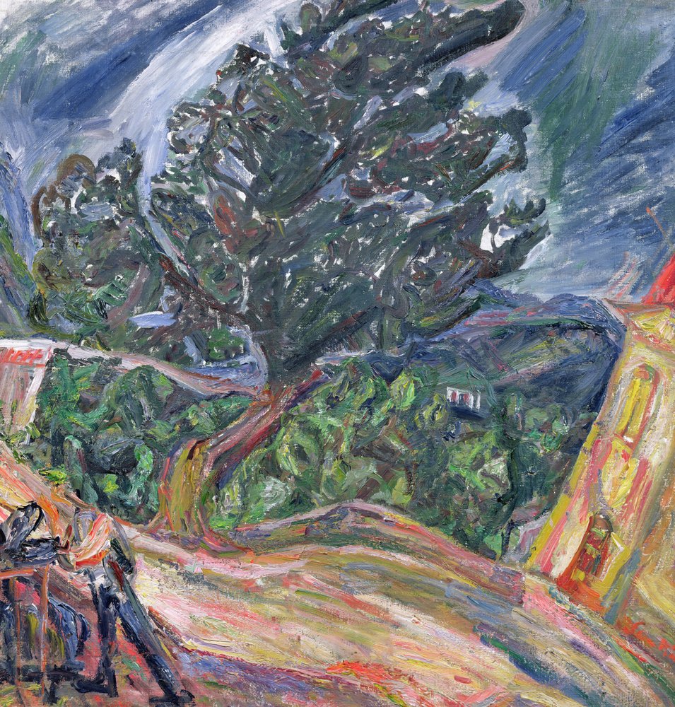The Large Blue Tree, c. 1940-42 by Chaim Soutine