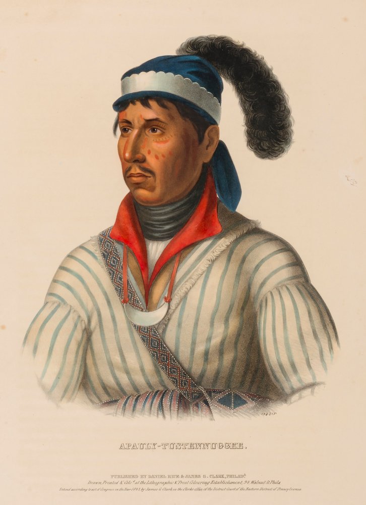 APAULY-TUSTENNUGGEE, from History of the Indian Tribes of North America