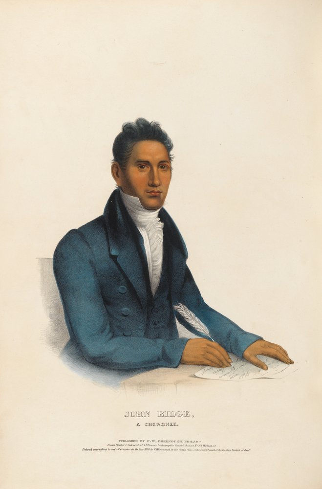 John Ridge - A Cherokee by Charles Bird King