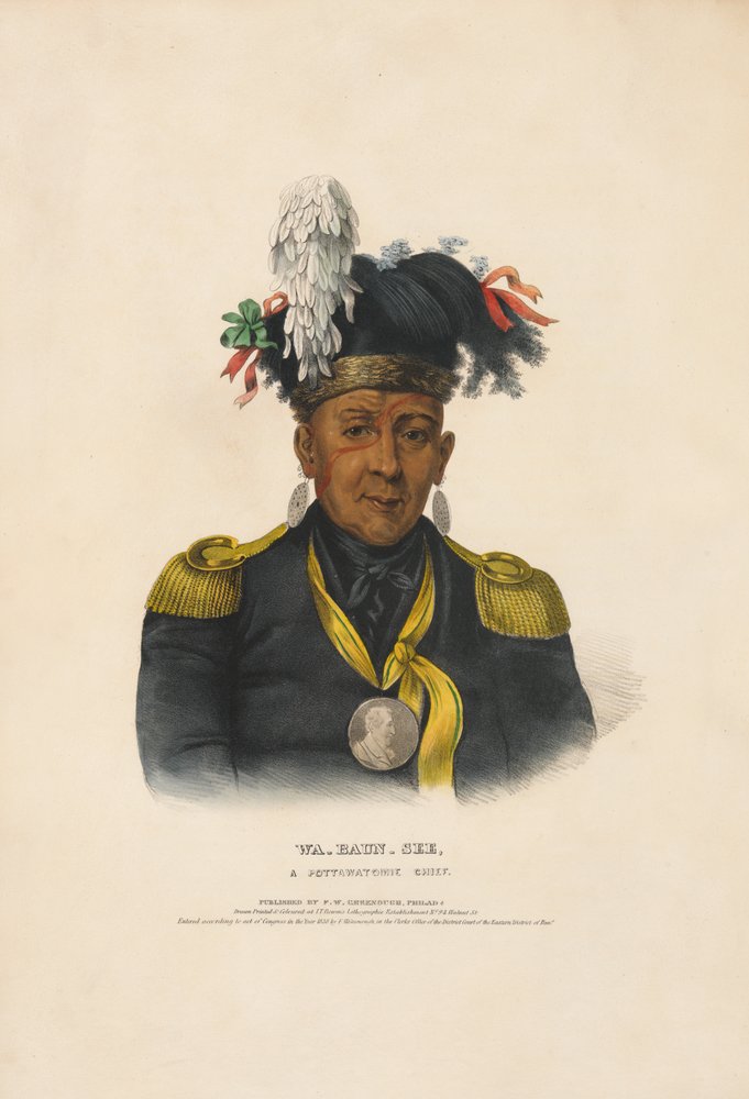 Wa-baun-see - A Potawatomi Chief by Charles Bird King