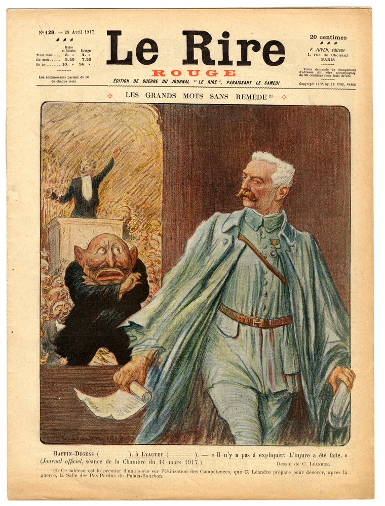 Cover of 'The Red Laughter', Satirical in Colors by Charles Leandre