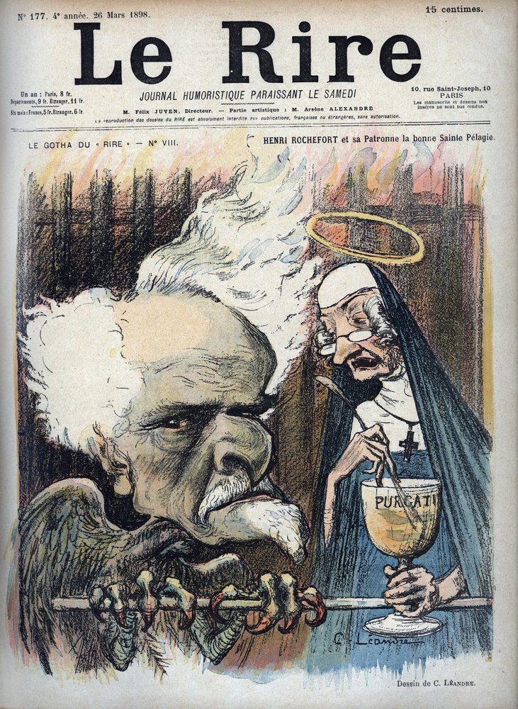 Henri Rochefort and his patron saint la bonne sainte Pelagie (Prison de ...