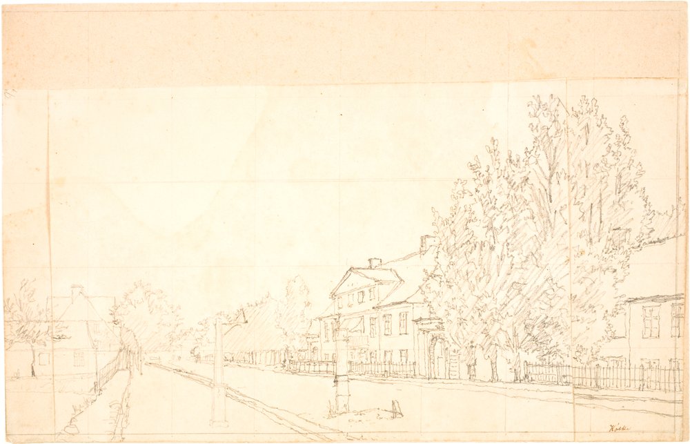 Morning View of Østerbro by Christen Købke