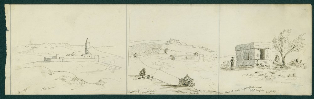 LtoR: Nebi Musa, Castle of Safet and Tomb of Kalata