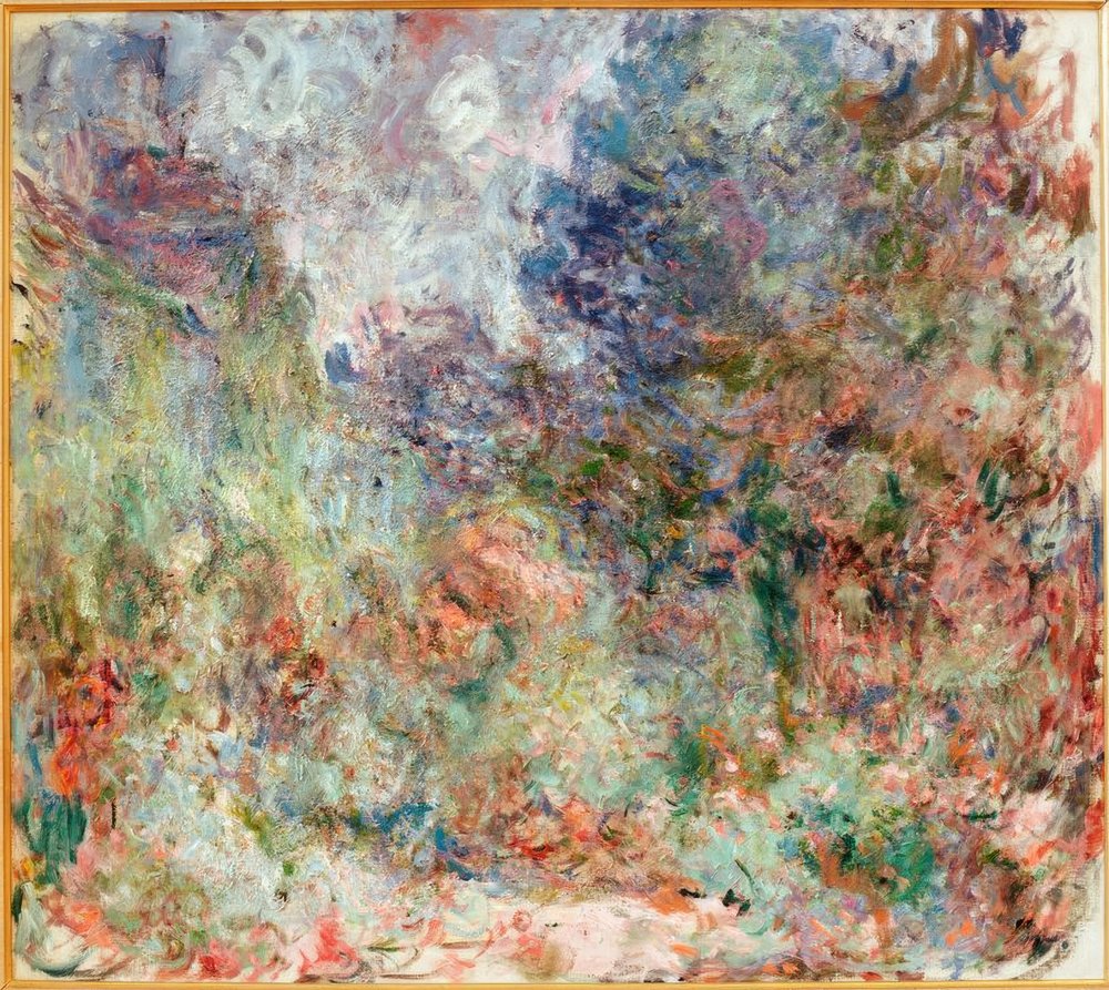 The Artist's House Seen from the Rose Garden by Claude Monet