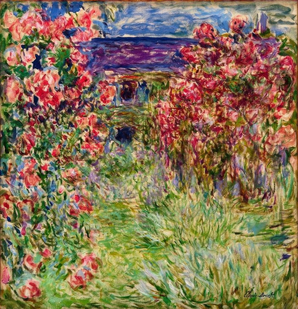 The House in the Roses by Claude Monet: Buy fine art print