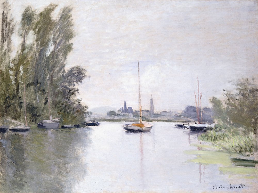 Argenteuil, view of the Small Arm of the Seine, 1872
