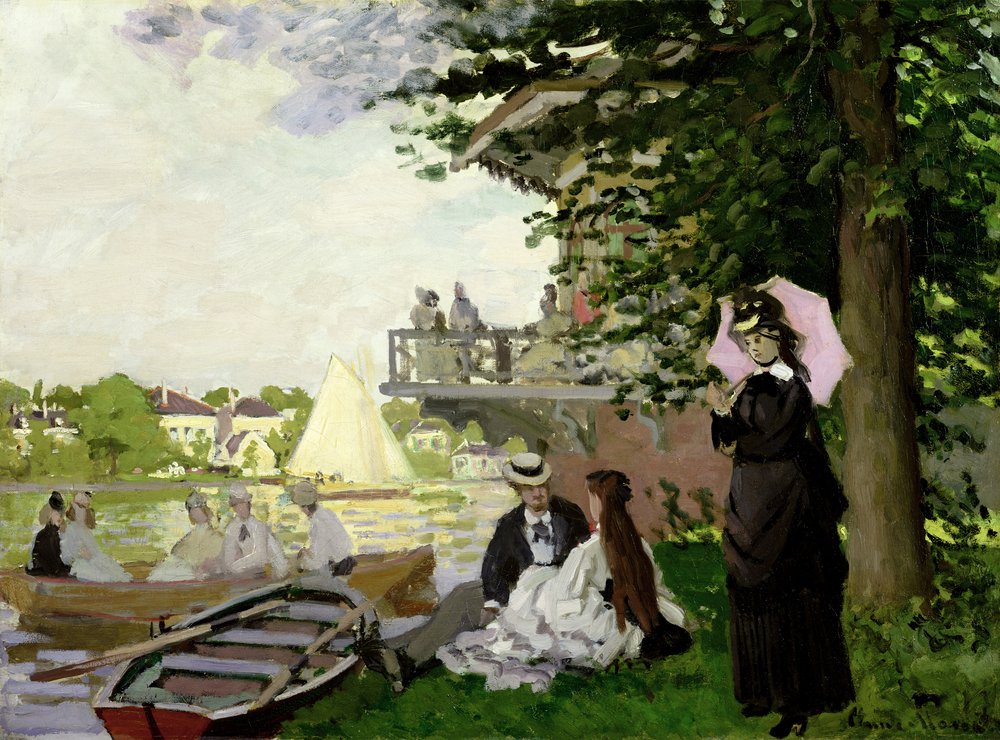 クロード・モネ、GARDEN HOUSE ON THE BANKS OF THE Garden House on the Zaan, Zaandam by Claude Monet