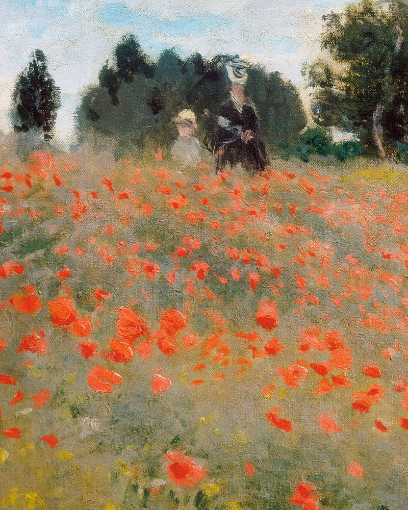 Poppy Field in a Hollow near Giverny byクロード・モネ32 x 24アート