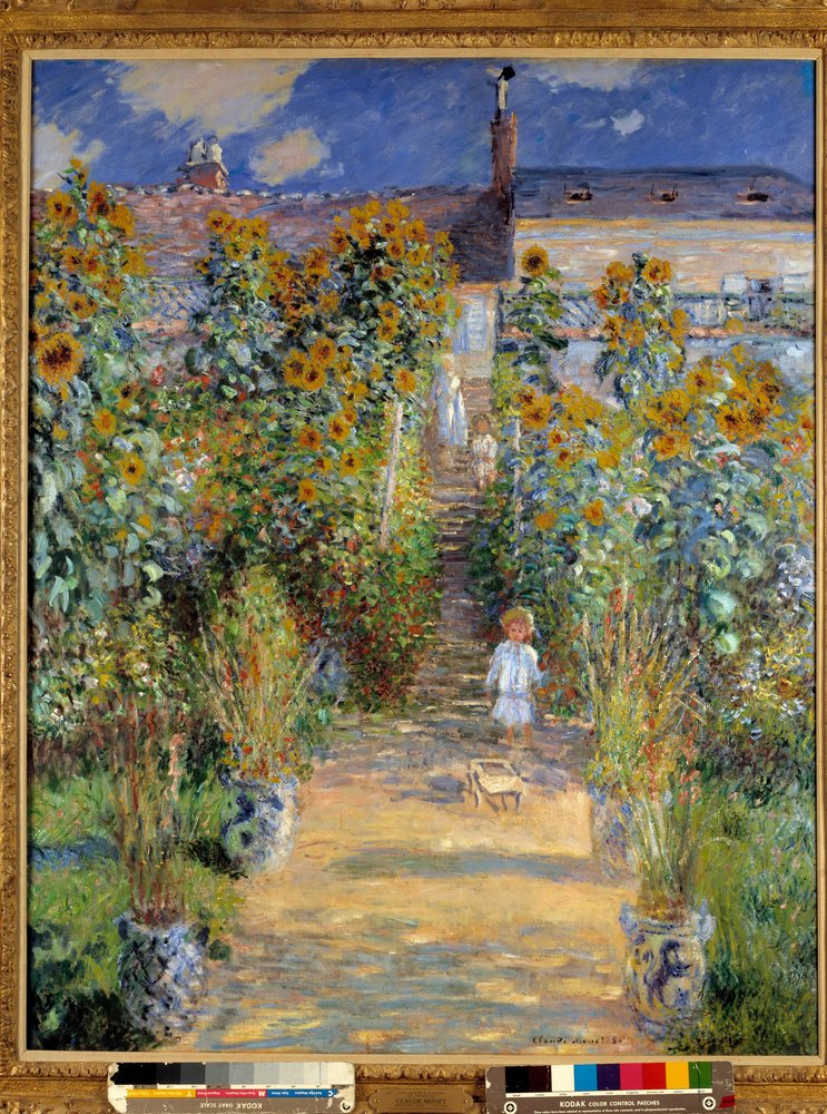 クロード・モネ、The Artist's Garden at Vetheuil Monet's The Artist's Garden at Vétheuil | National Gallery of Art